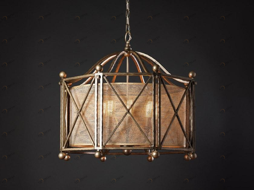 OFFICINACIANI Подвесной светильник из кованого железа  Hl1004ch-8/8s 