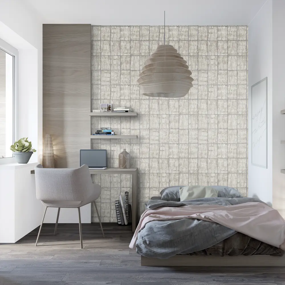 Обои флизелиновые Erismann Natural Silence бежевые 1.06 м 5282-02 STLM-2003714 - Вид №2