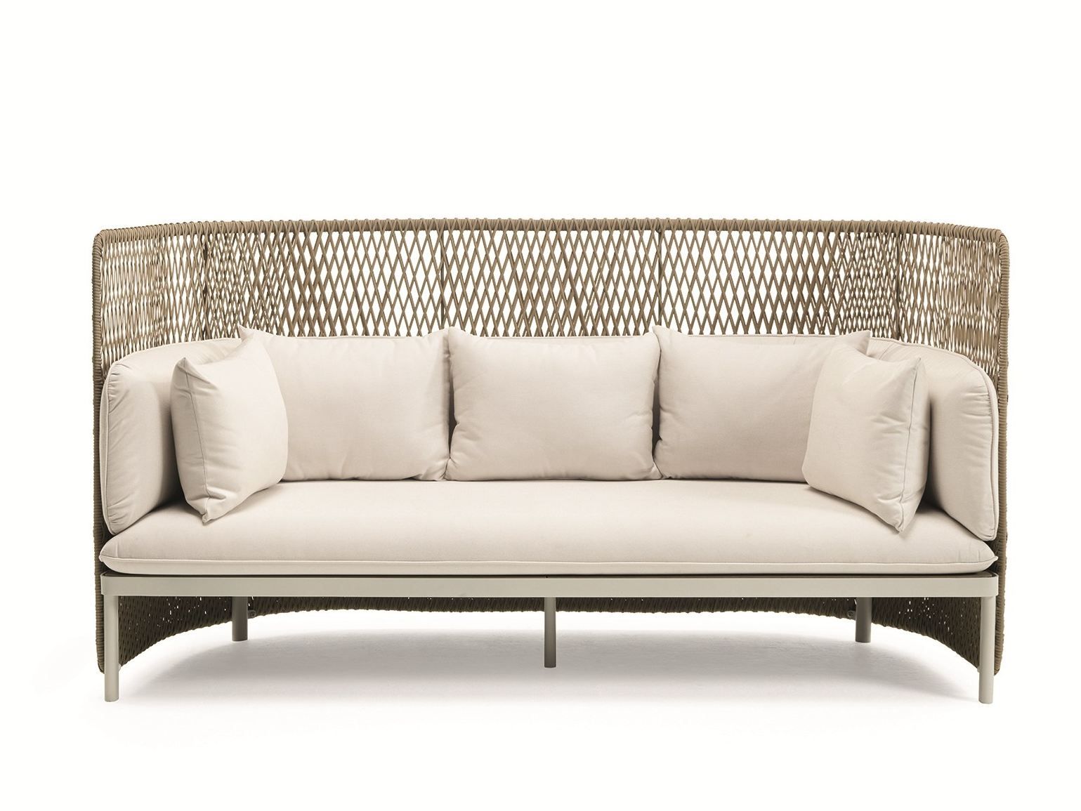 3-местный садовый диван с высокой спинкой Ethimo Esedra ARCH-00042722 - Вид №1