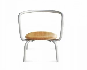 Emeco Штабелируемое кресло из алюминия и дерева Parrish
