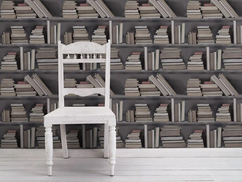 Mineheart Виниловые обои Bookshelf Wal/001 - Вид №1