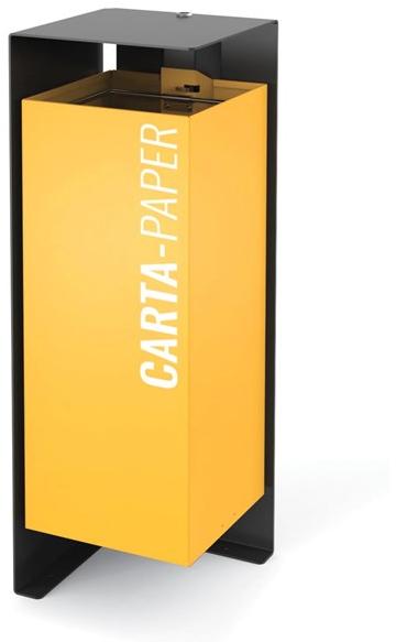 City Design Урна из оцинкованной стали с крышкой для раздельного сбора мусора sun-id-1467102 - Вид №1