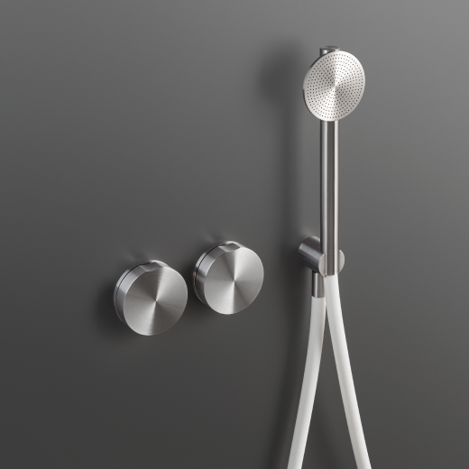 Настенный 2 прогрессивные смесители, установленные для ванной / душем с круглый ручной душ диаметр 65 мм  GIO25Y CEADESIGN  - Вид №2