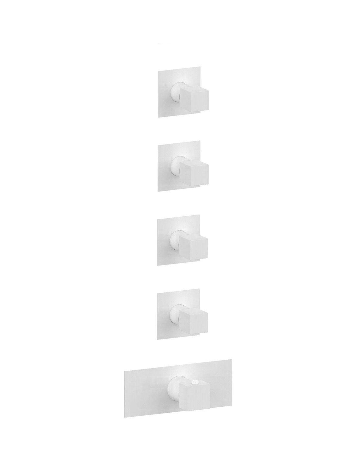 Термостатический встраиваемый смеситель для душа с 5 отверстиями Rubinetterie Frattini отдельная эстетика ARCH-00060510 - Вид №6