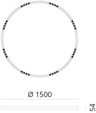 Artemide Светодиодный подвесной светильник прямого света из алюминия A.24 sun-id-1429276 - Вид №3