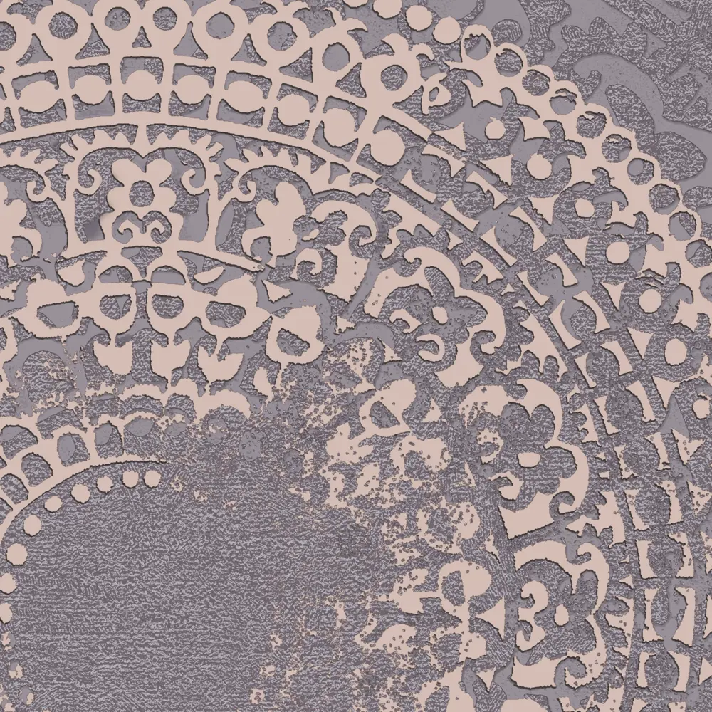 Обои флизелиновые Wallsecret Maya фиолетовые 1.06 м 8901-29 STLM-2194638 - Вид №2