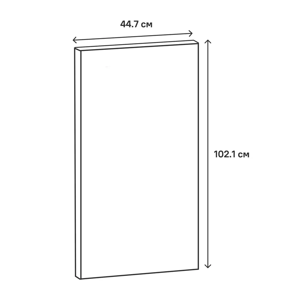 Фасад кухонный DELINIA ID Томари 44.7×102.1 см голубой МДФ 82011015 STLM-0017392 - Вид №10