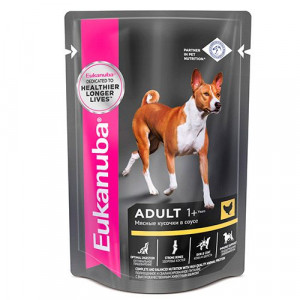 ПР0036746 Корм для собак курица в соусе конс. пауч 100г Eukanuba