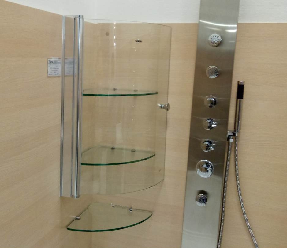 Z012 Шкафчик стеклянный SSWW  - Вид №1