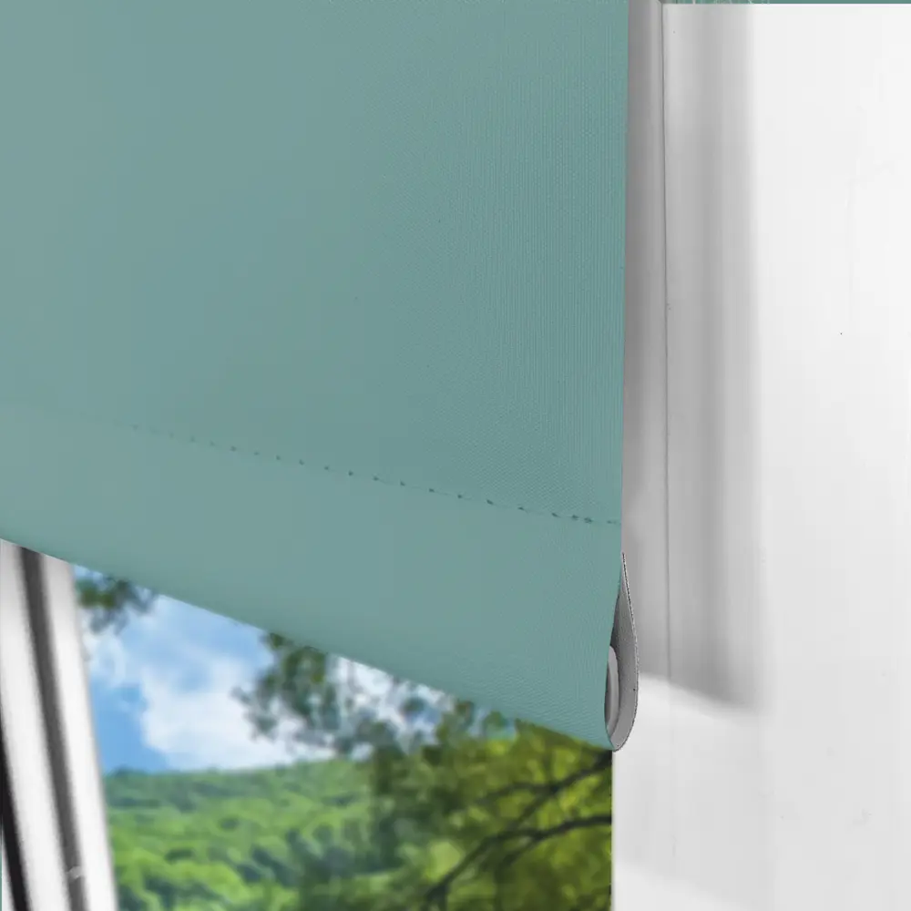 Штора рулонная блэкаут Inspire Santos 160x175 см бирюзовая Celadon 2 82688291 STLM-2058864 - Вид №4