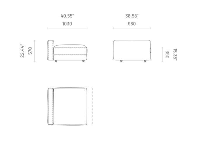 Модульный диван Domkapa EDWARD ARCH-00073709 - Вид №12