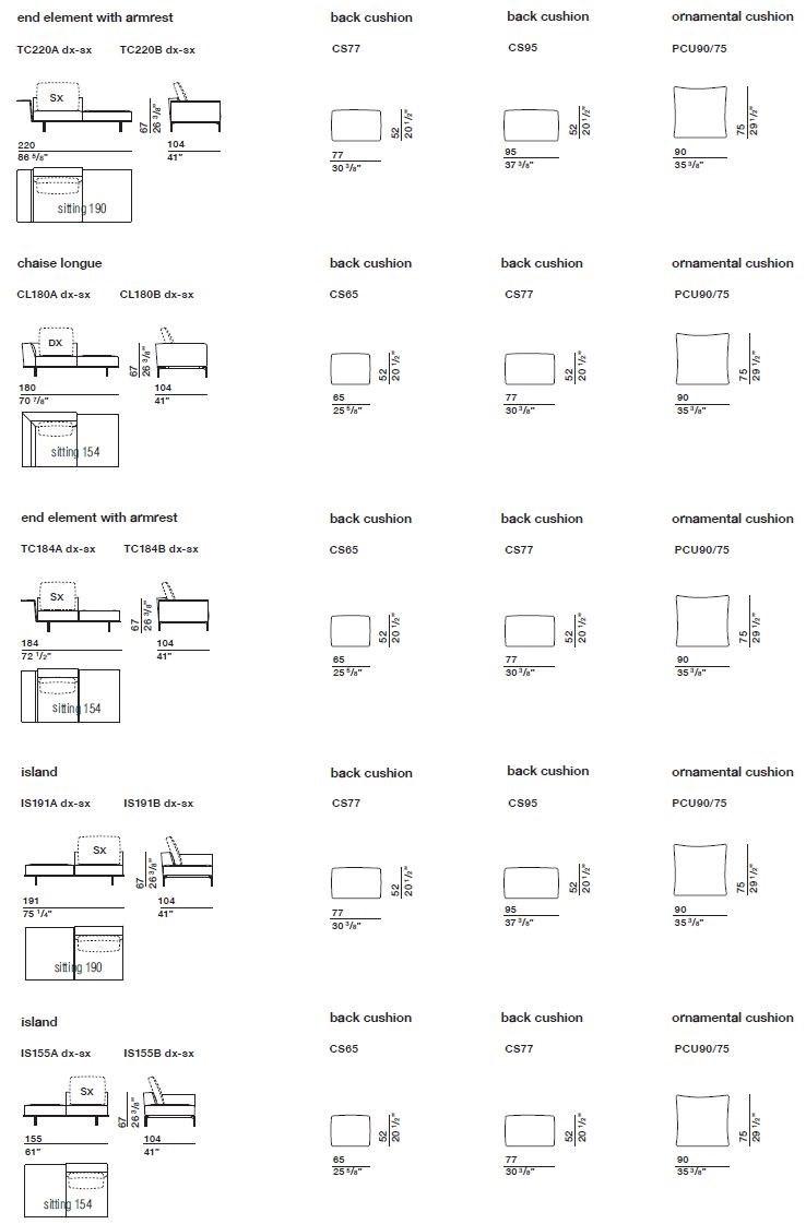 Molteni & C. Модульный угловой диван из ткани sun-id-1410620 - Вид №10