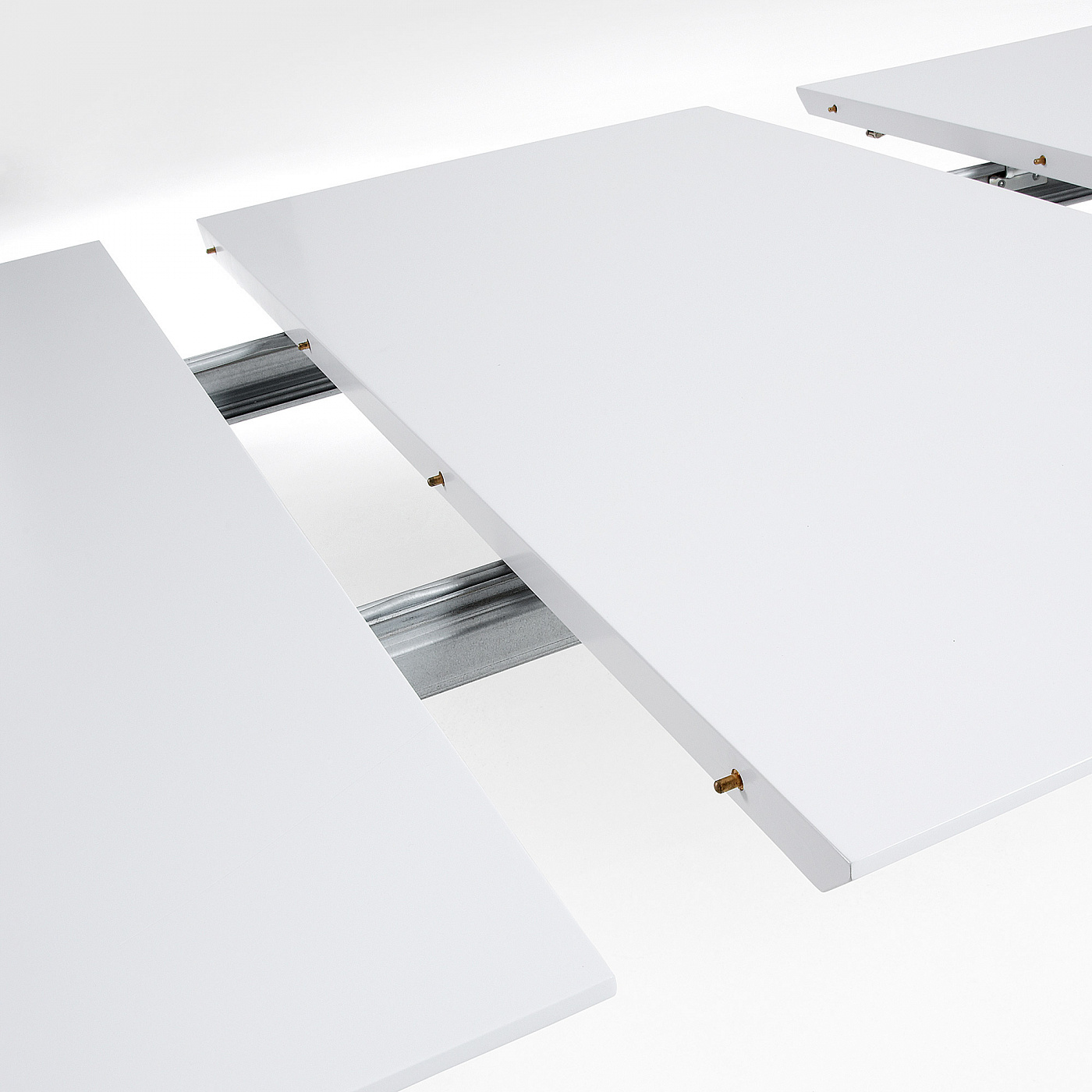 051842 Стол Quatre 160(260)x100 белый La Forma Eunice