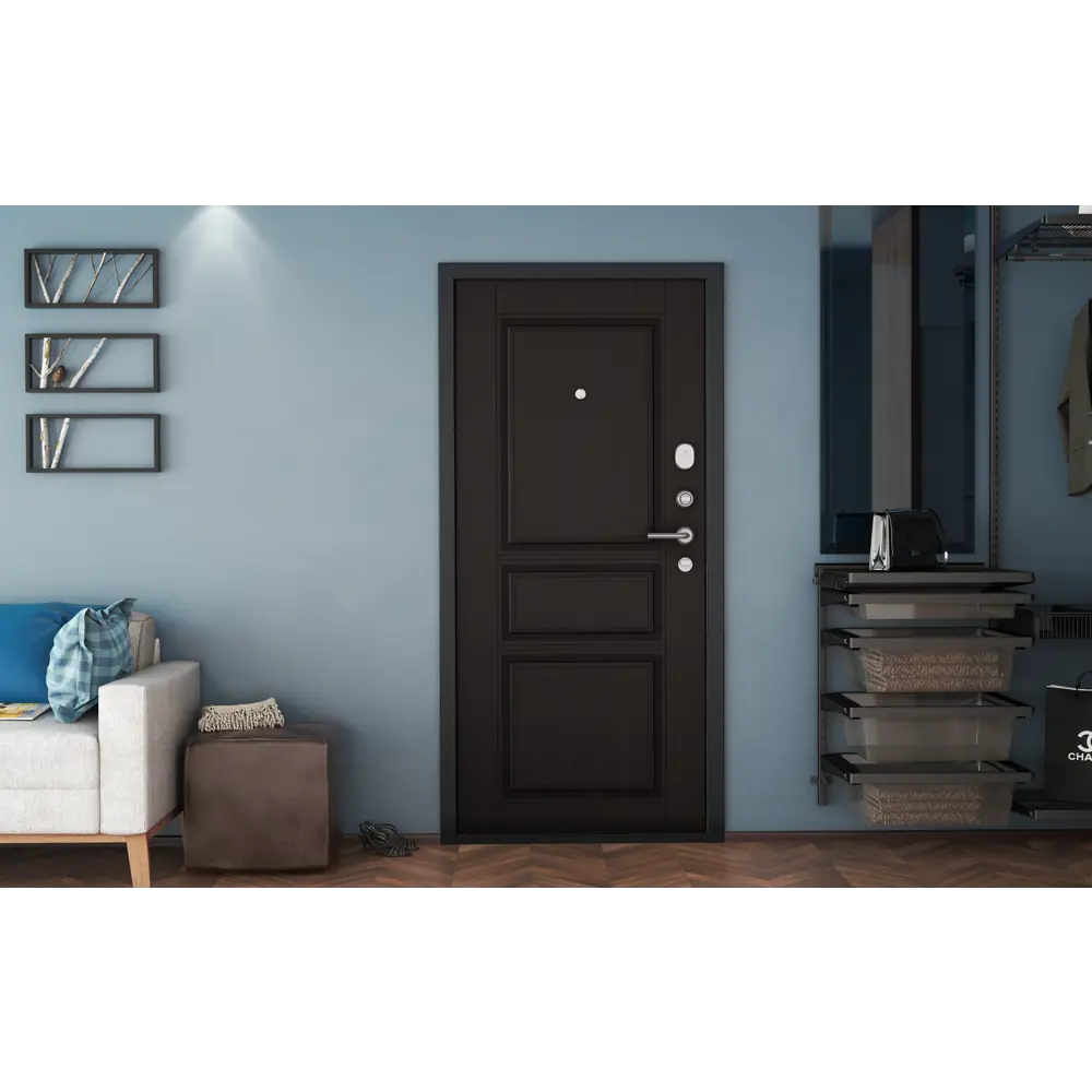 Дверь входная металлическая Премиум New 88x205 см левая венге классик DOORHAN STLM-2195674 - Вид №6