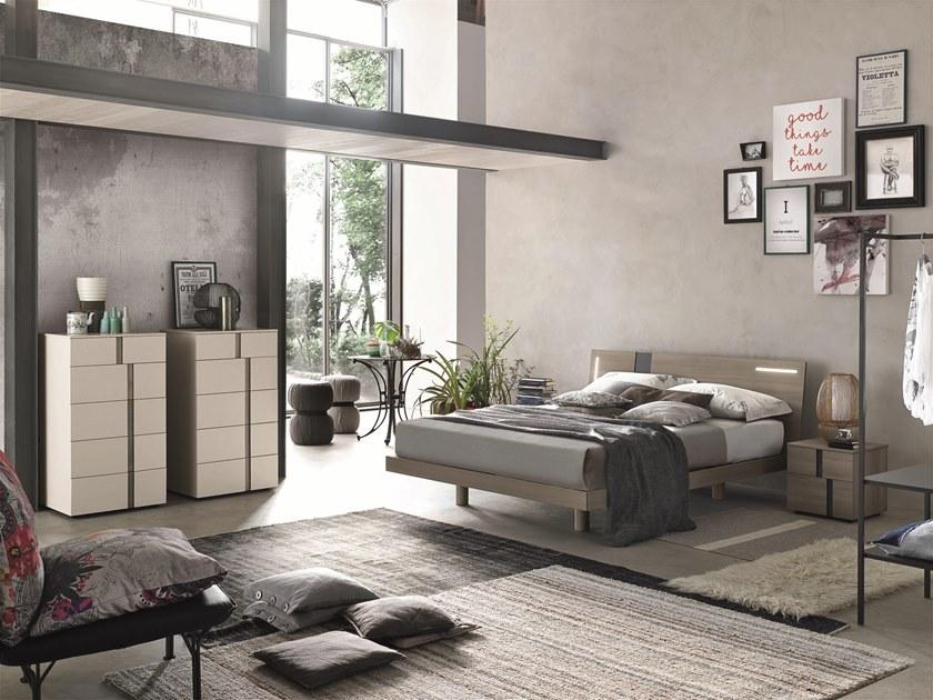 Gruppo Tomasella Двуспальная кровать ясень со встроенной подсветкой Tablet sun-id-1415986 - Вид №2