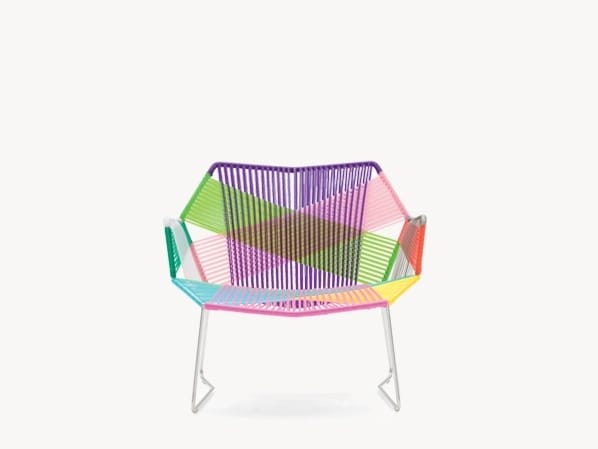 Кресло с подлокотниками из плетеной инженерно-полимерной проволоки MOROSO Tropicalia ARCH-00022750 - Вид №17