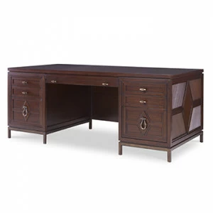 Столы 04602-320-374 Diamond Executive Desk - Dark Ambella