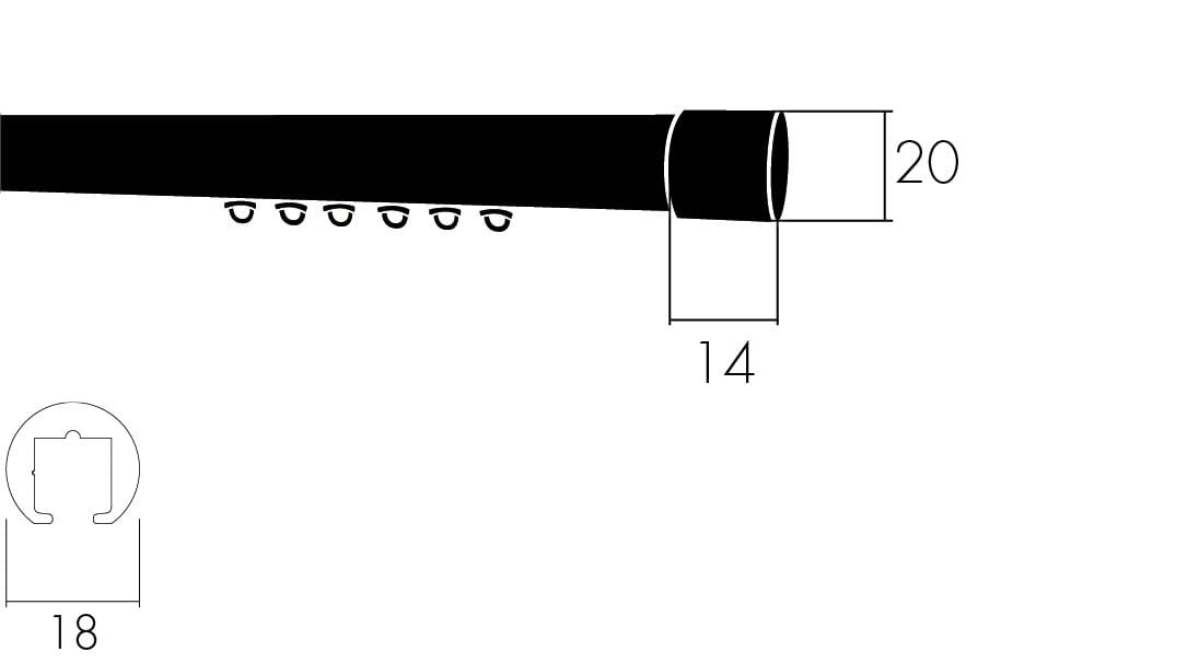 Алюминиевая карниз Frandoli повседневная ARCH-00122879 - Вид №4