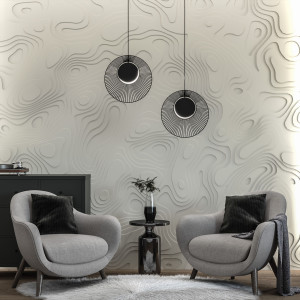 Трехмерная декоративная гипсовая панель