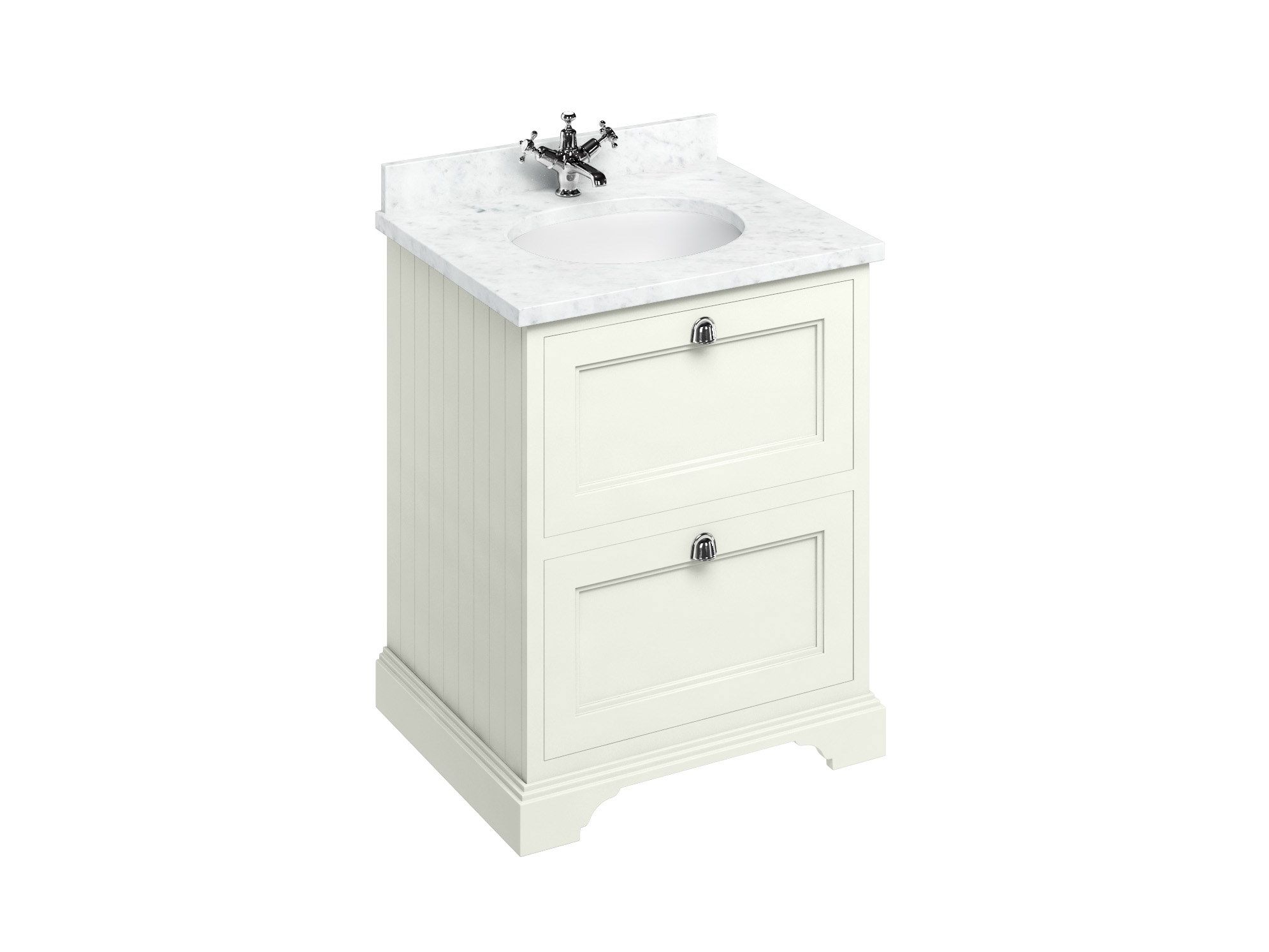 Напольный шкаф для умывальника из МДФ с ящиками Burlington MINERVA ARCH-00047533 - Вид №4