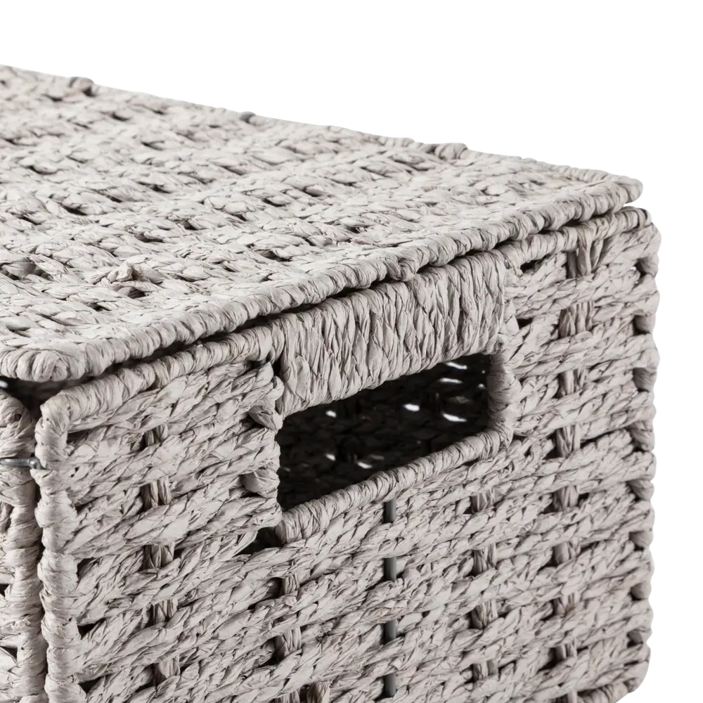 Кор плет с кр 31X23X15см св.сер Konsensa STLM-2194510 - Вид №3