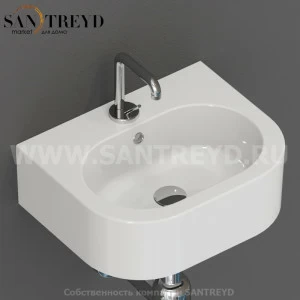 314101 Подвесная раковина настенная овальная Kerasan Flo