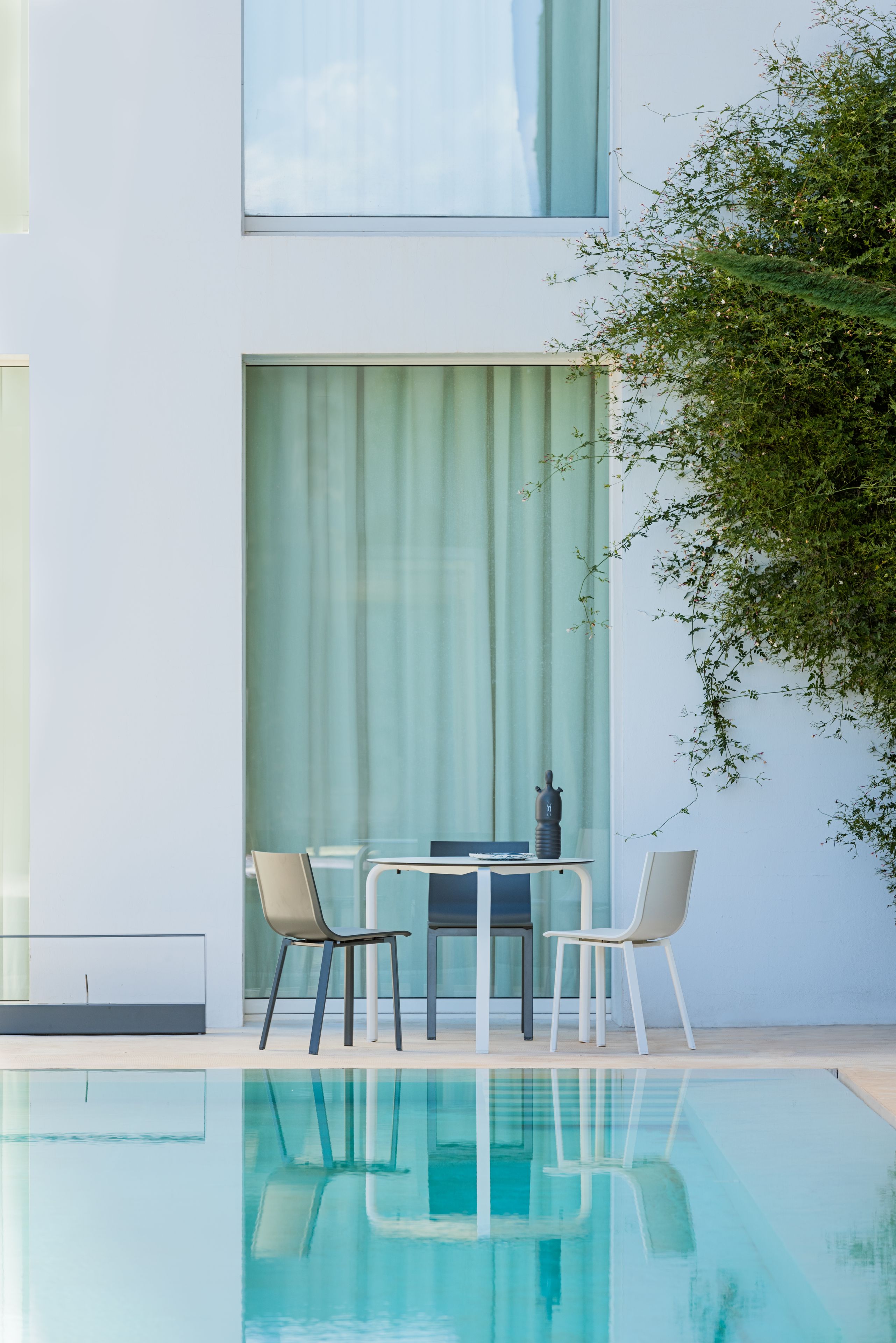 Термокрытый алюминиевый штабелируемый садовый стол GANDIABLASCO стек ARCH-00024988 - Вид №1