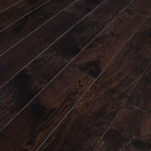 Массивная доска Magestik floor С покрытием Кофе () (300-1800)x150x18мм Дуб с брашью (Текстурированная) 300-1800х150 мм MGK Magestic floor 2600300202