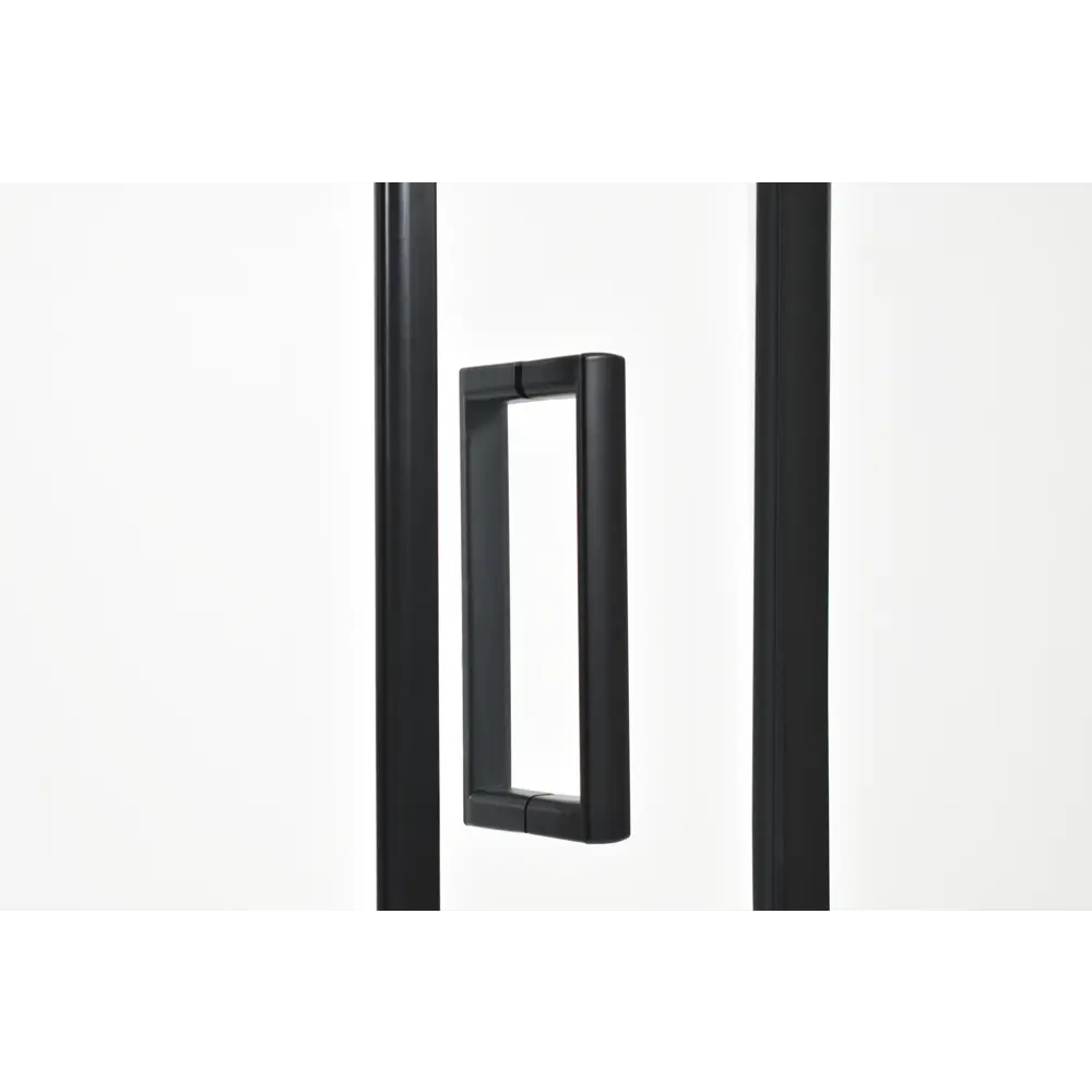 Душевая ширма Метакам Apart Black 1/4 круга 90x90x185см цвет профиля черный раздвижная стекло 4мм прозрачное STLM-2132893 - Вид №7