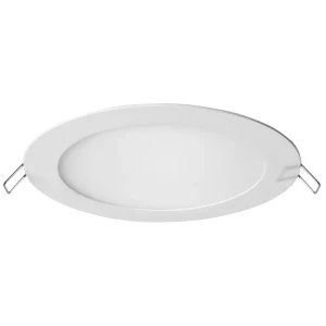 Светильник точечный светодиодный встраиваемый DL02-8-6K-R под отверстие 118 мм, 3 м², холодный белый свет, цвет белый