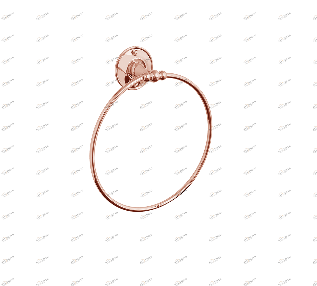 Gentry Home Настенный керамический подстаканник Kent Розовое золото GH102282