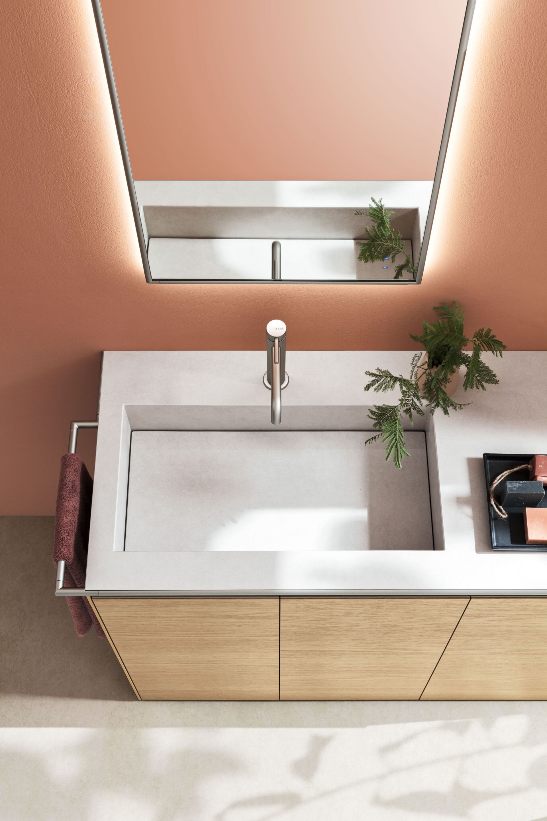 Термо текстурированный напольный умывальник ARBLU Dress System ARCH-00102582 - Вид №2