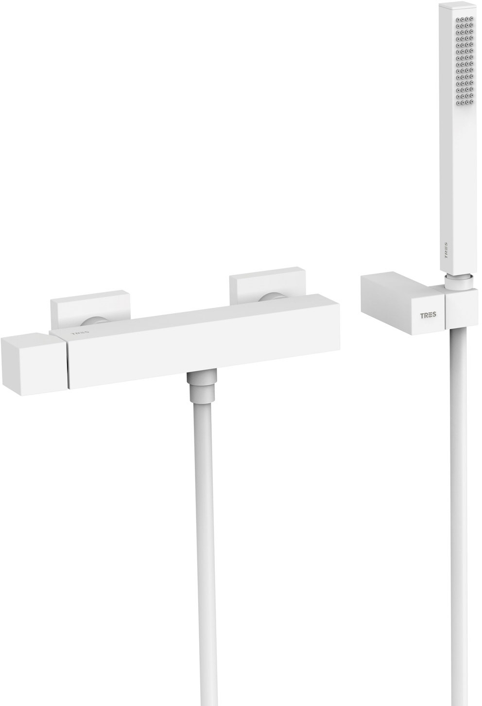 Настенный смеситель для душа CUADRO с одной ручкой-00716703BM TRES