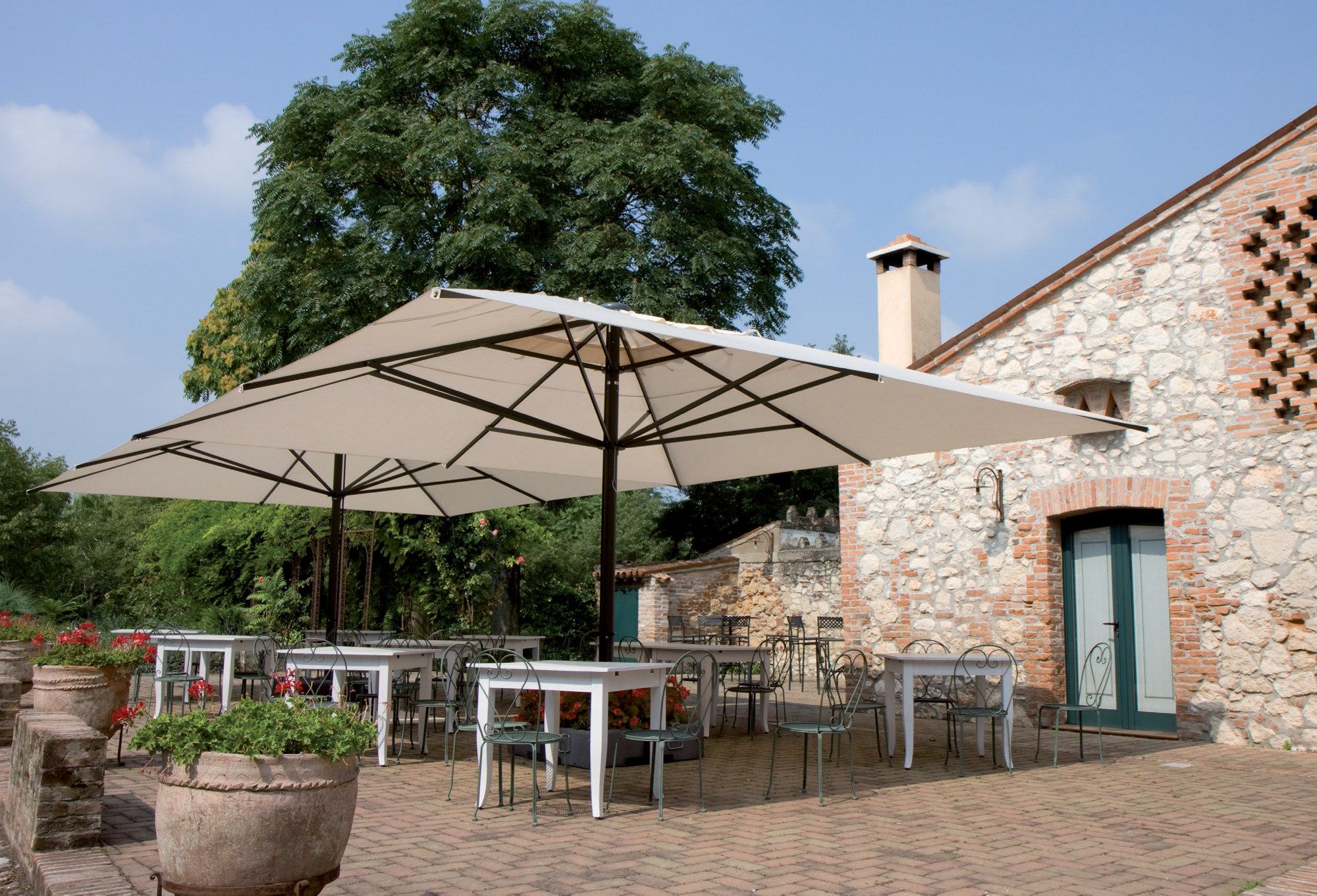 Квадратный зонт с телескопическим закрытием Scolaro Parasol ARCH-00019500 - Вид №3