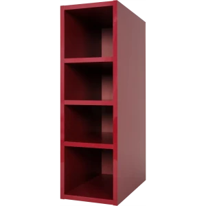 Каркас навесной открытый декоративный Delinia «Пунш» 22х70x35 см, ЛДСП, цвет красный