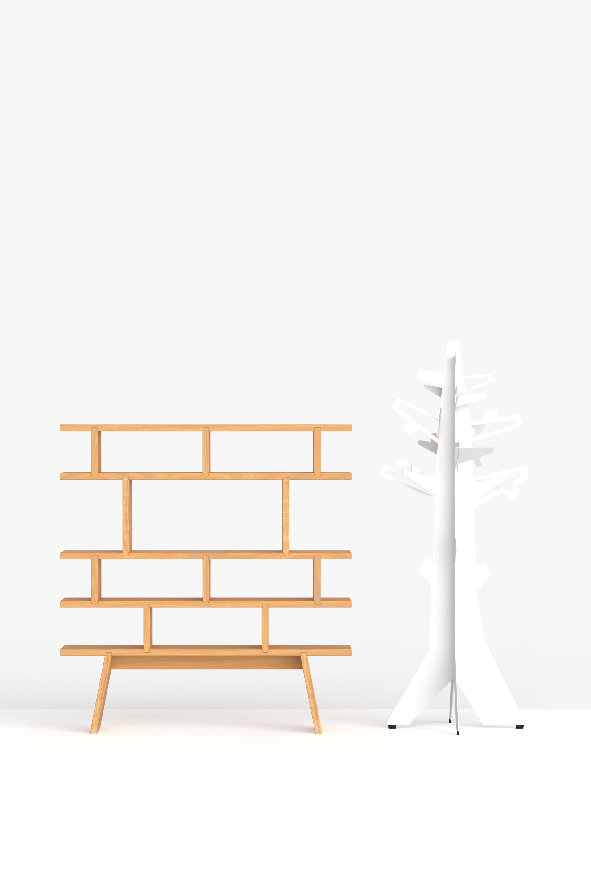 Стальная напольная вешалка с порошковым покрытием FUNCTIONALS FOREST FOR THE TREES ARCH-00114997 - Вид №17