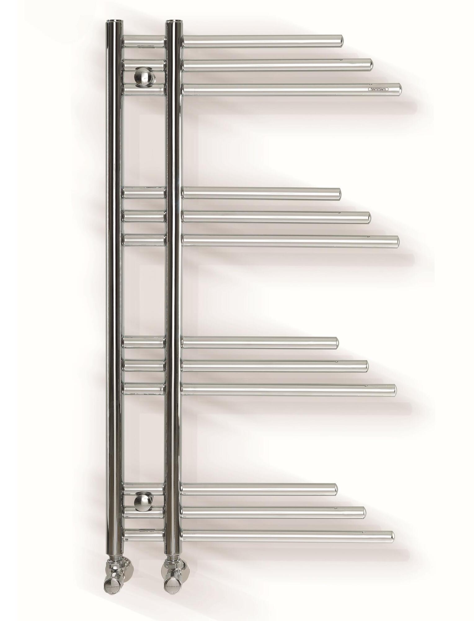 Полотенцесушитель Hammam METROPOLIS Mild steel  комбинированный; электрический или водяной Сталь  - Вид №91