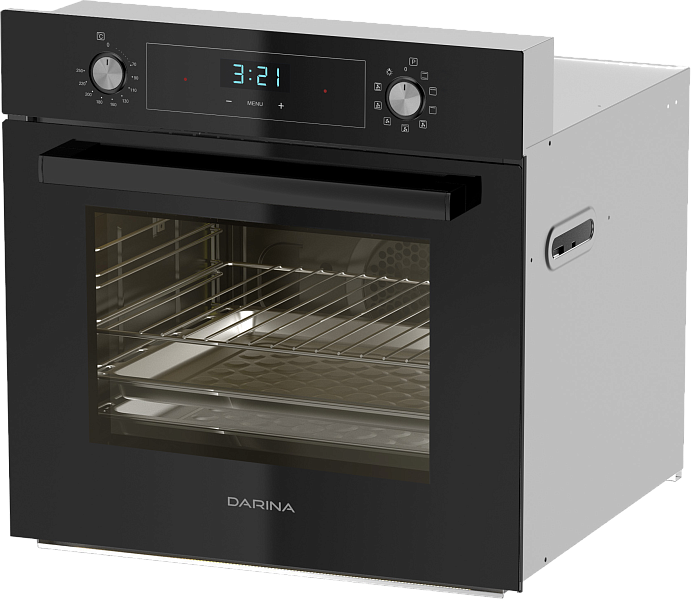 9903330 Электрический духовой шкаф Darina 0V5 BDE112 708 B1 черный STDN-0026563 - Вид №1