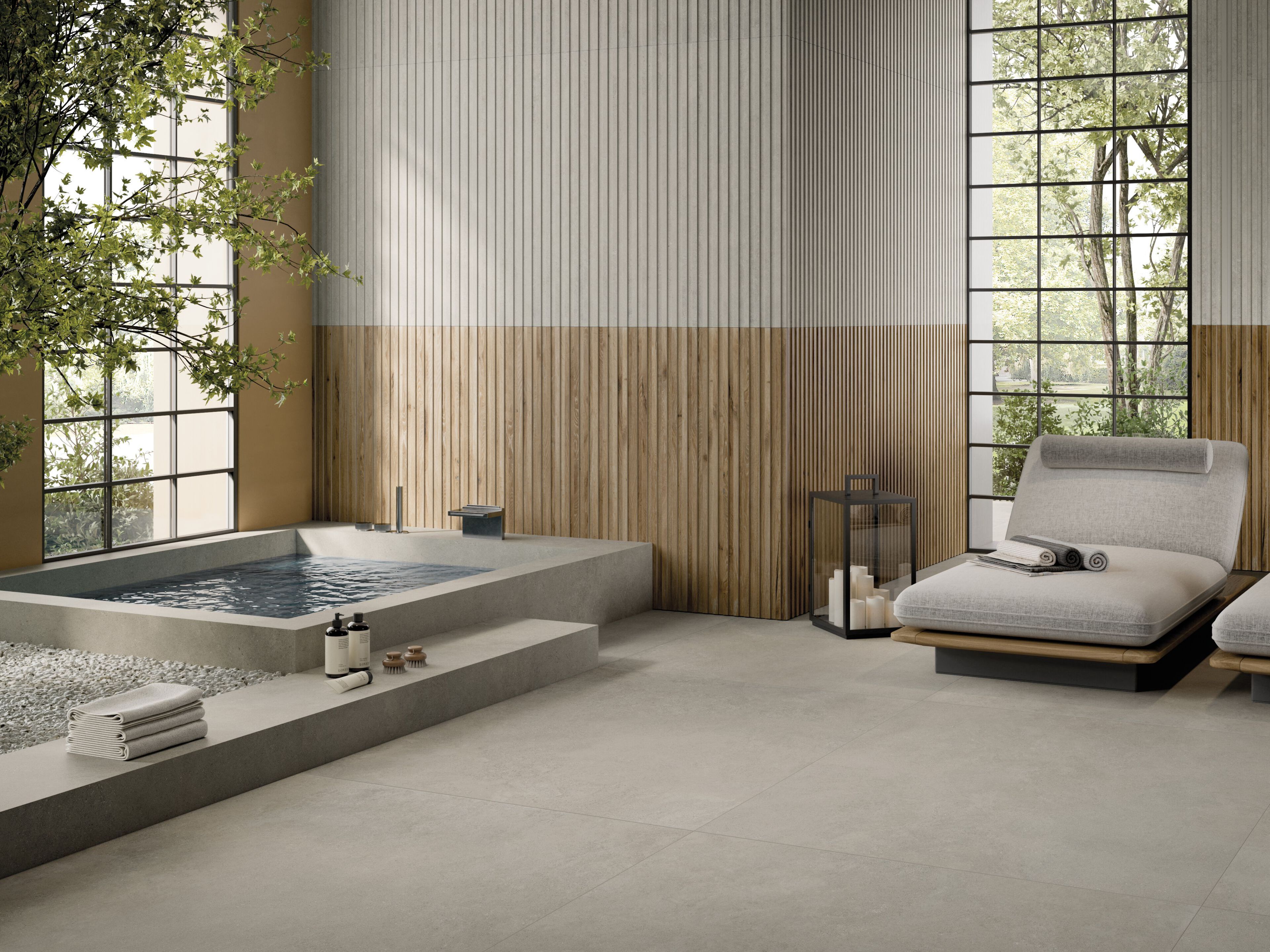 Пол / облицовка керамогранита с эффектом камня CERAMICHE KEOPE Grace ARCH-00130634