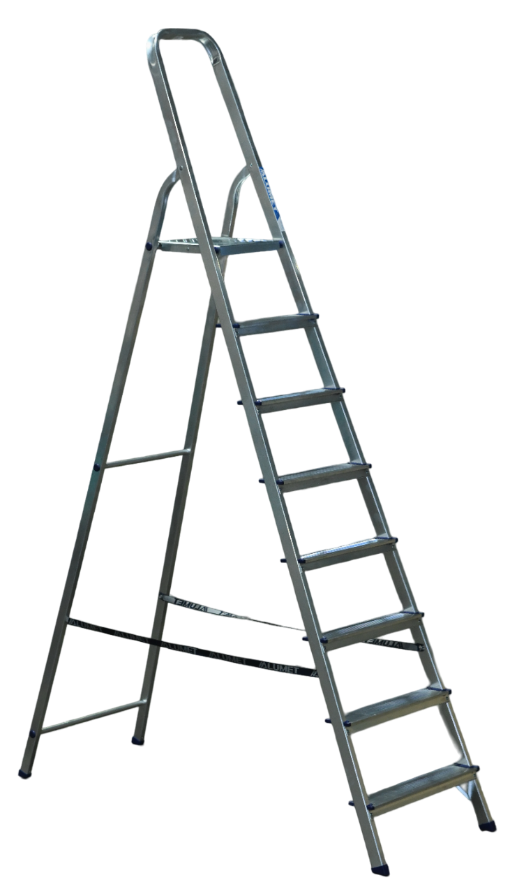 Стремянка алюминиевая AM 708 ALUMET  - Вид №3