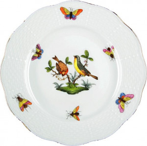 53473 Herend Тарелка обеденная 25,5см "Ротшильд" Фарфор