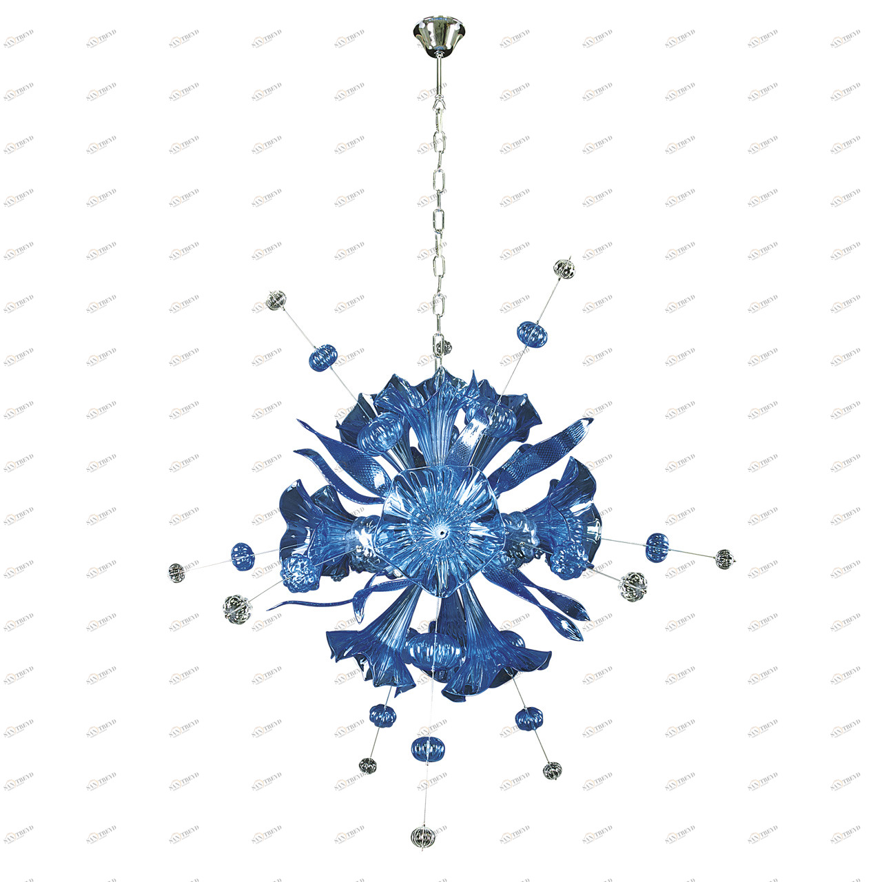 Подвесная люстра Lightstar Celesta 893121 LIGHTSTAR ДИЗАЙНЕРСКИЕ, CELESTA 057541 Голубой 