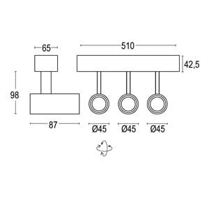Алюминиевый круглый светодиодный прожектор Ghidini Lighting Point ARCH-00110816 - Вид №4