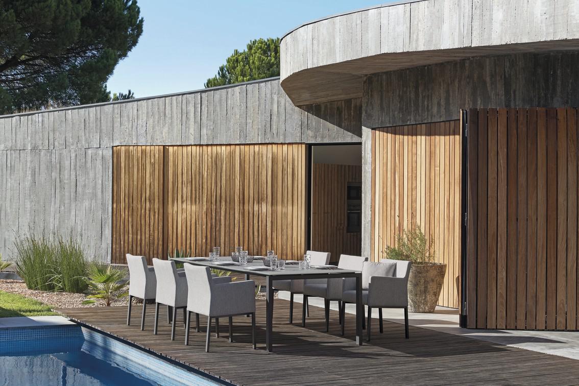 MNST1178 Обеденный стол pcsts lava 90см x 90см Manutti Trento - Вид №6