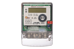 16381282 Счетчик электроэнергии , МТ 114 AS WF1P 5/60/A /Wi-Fi-модем для передачи данных 6127774 ТАЙПИТ НЕВА