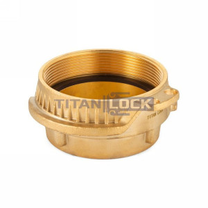 Соединение TankWagen, штуцер (папа), латунь, TLVK50BR TITAN LOCK