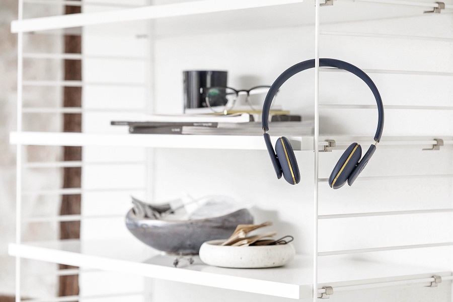 Наушники беспроводные aHEAD синие KREAFUNK KFSS11 - Вид №1