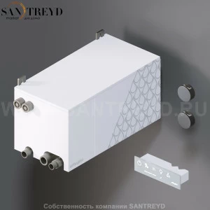 Effegibi NUVOLA N70 Встроенный парогенератор для турецкой бани, мощность - 7 кВт, объем - от 5,5 до 7,2 куб. м., производительность - 10,2 кг/час