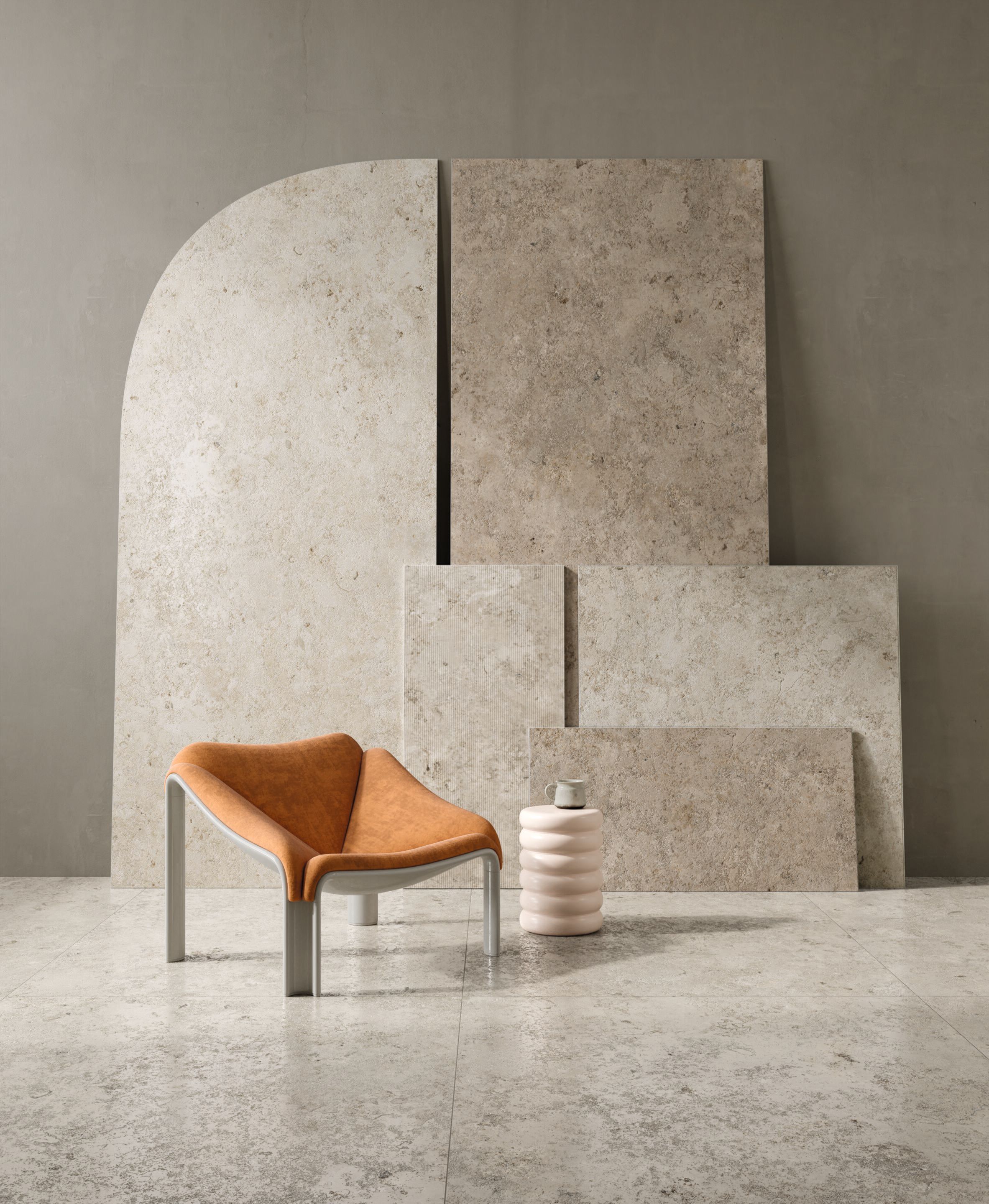 Напольное покрытие из керамогранита с эффектом камня CERAMICA FONDOVALLE 2.OUT ARCH-00018646