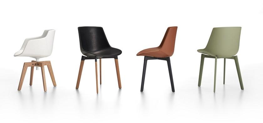 MDF Italia Мягкое кожаное кресло Flow sun-id-1351046 - Вид №5